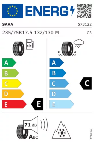 235/75R17.5 Sava Orjak4 huzo-teherauto-gumi