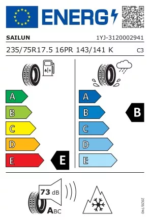 235/75R17.5 Sailun Sdr1 huzo-teherauto-gumi