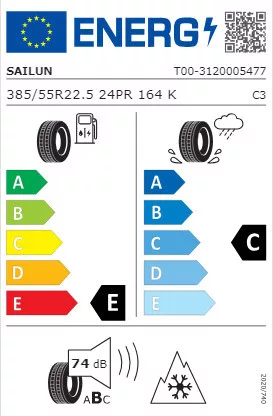 385/55R22.5 Sailun Saw1 potkocsi-gumi