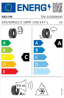 295/60R22.5 Sailun Transport Pro D huzo-teherauto-gumi