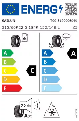 315/60R22.5 Sailun Transport Pro D huzo-teherauto-gumi