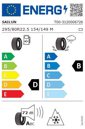 Sailun Delivery Pro D 295/80R22.5 152/149M M+S 3Pmsf húzó teher gumiabroncs
