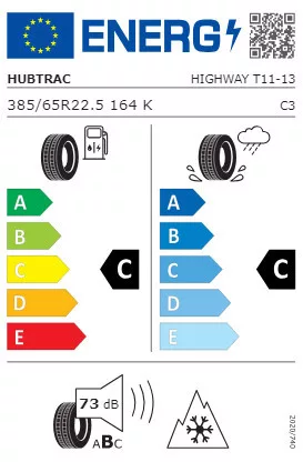 385/65R22.5 Hubtrac Highway T11 HL potkocsi-gumi
