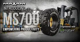 Hamarosan végre megérkezik a Maxam forradalmi MS700 targonca gumija