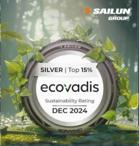 Ecovadis ezüst érem a Sailun csoportnak