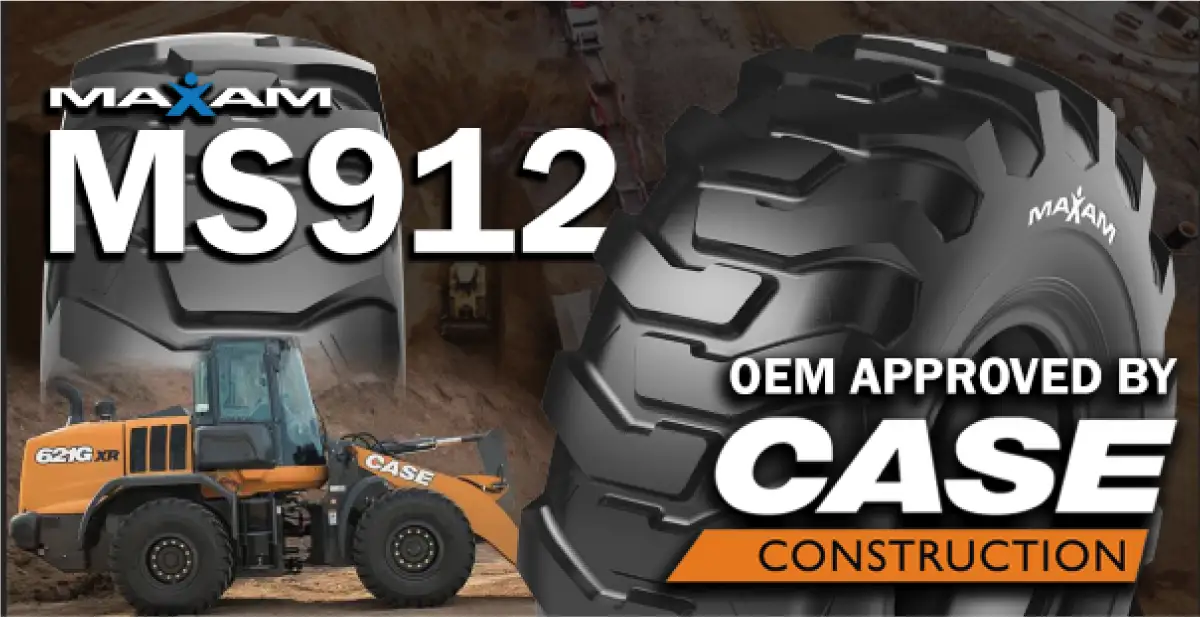 Maxam Ms912 OTR gumi CASE elsőszerelésként