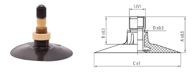 Tömlő TR218A szelep