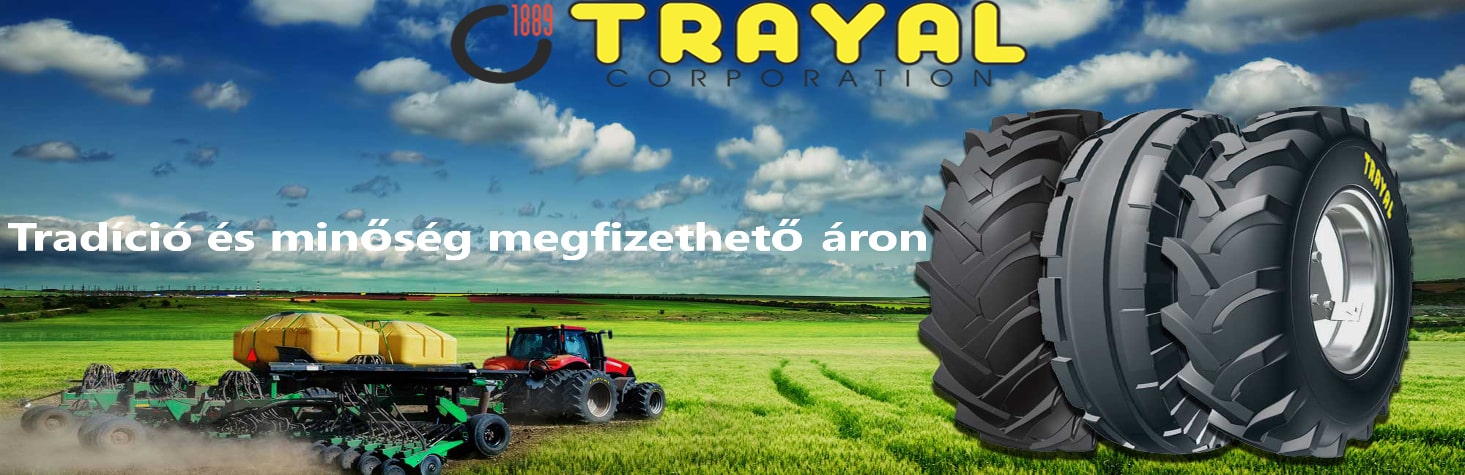 Trayal mezőgazdasági erőgép- és  kistraktor gumik